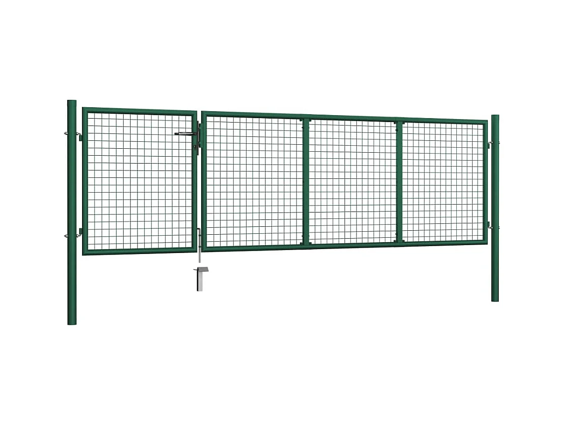 Portillon Acier 350x100 Vert