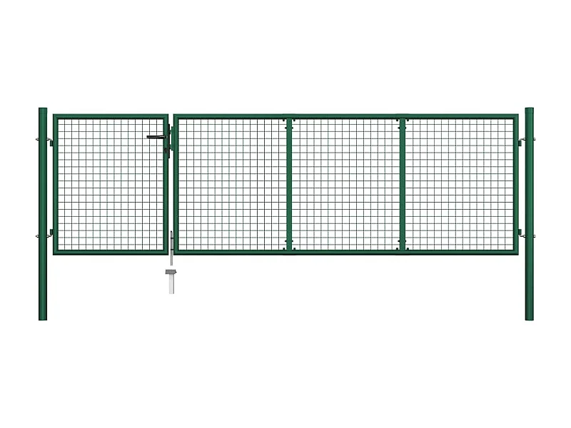 Portillon Acier 350x100 Vert