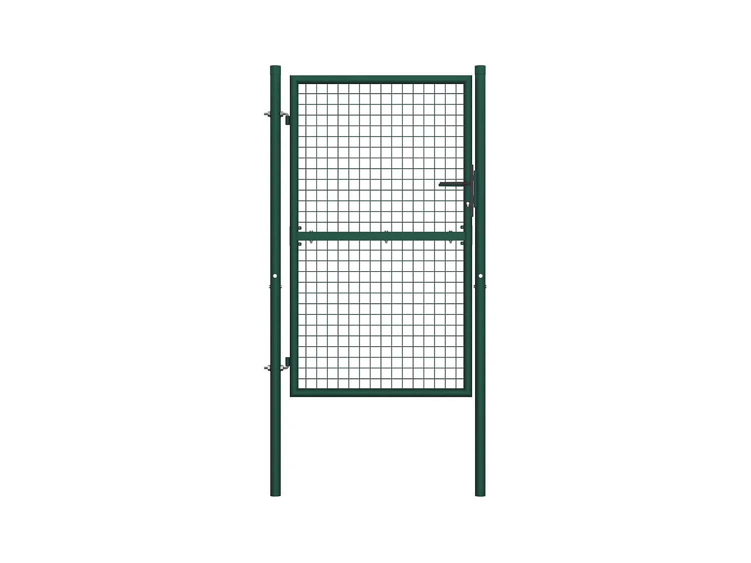 Portail de clôture Acier 100x150 Vert