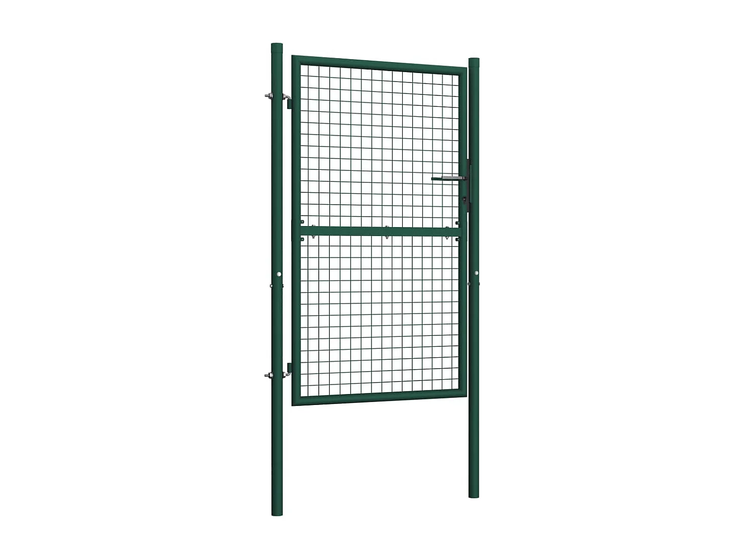 Portail de clôture Acier 100x150 Vert