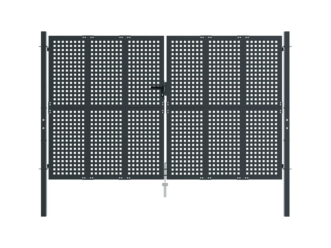 Portail de jardin anthracite 300x250 acier