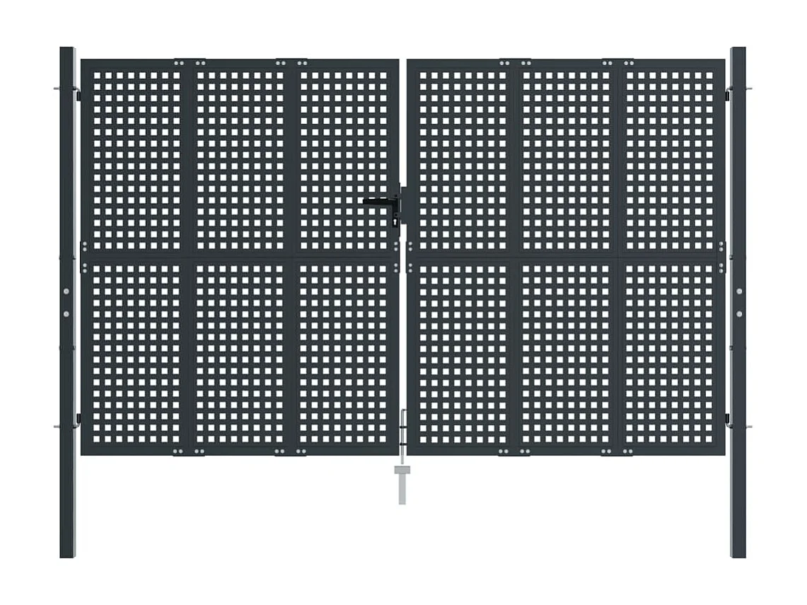 Portail de jardin anthracite 300x250 acier