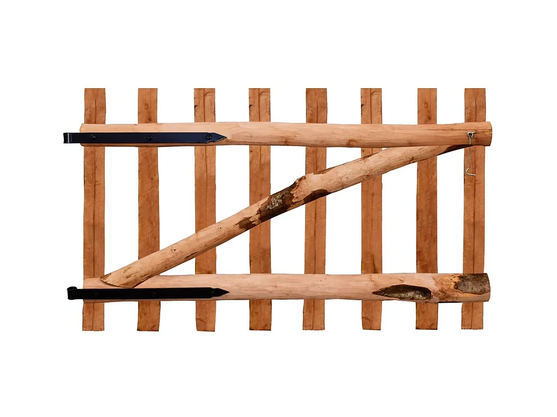 Portillon de clôture Bois de noisetier imprégné 100x60