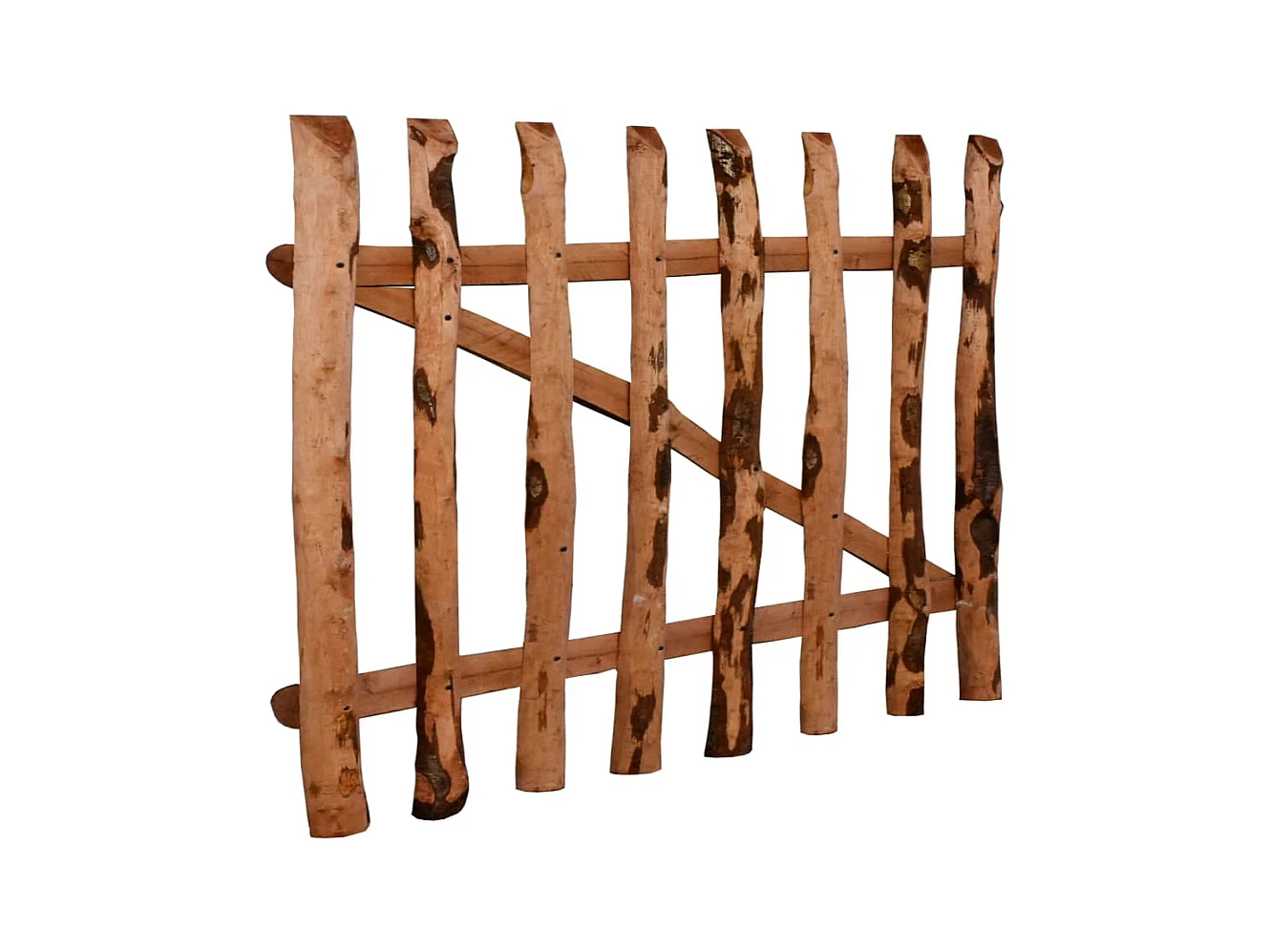 Portillon de clôture Bois de noisetier imprégné 100x60