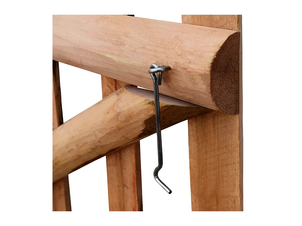 Portillon de clôture Bois de noisetier imprégné 100x60