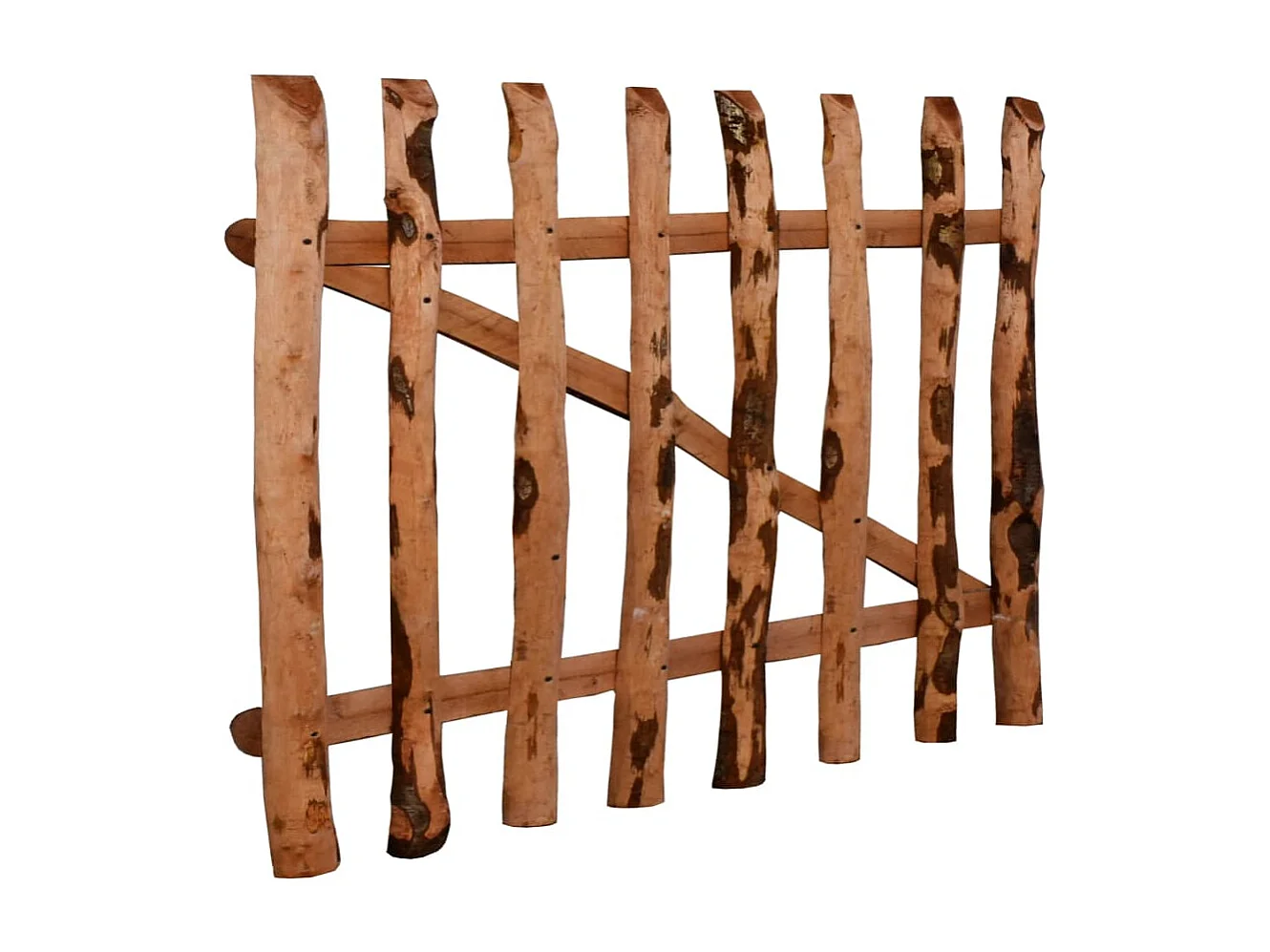 Portillon de clôture Bois de noisetier imprégné 100x60