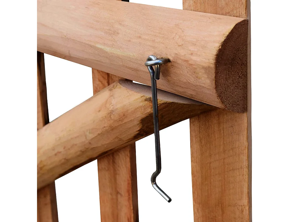 Portillon de clôture Bois de noisetier imprégné 100x60