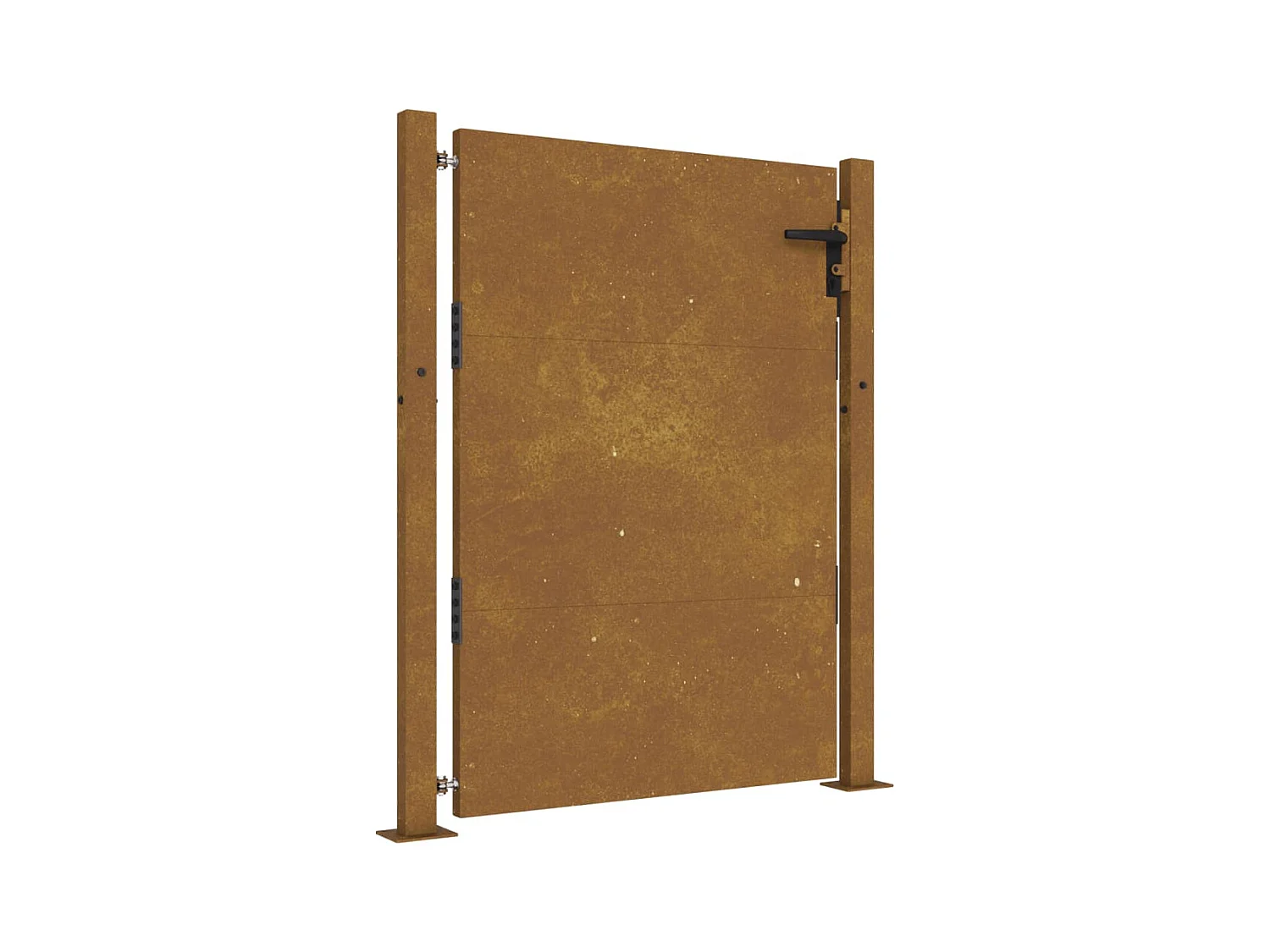 Portail de jardin 105x155 acier corten