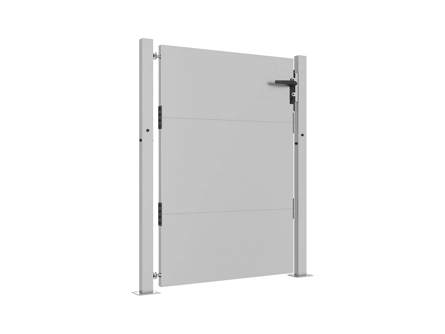 Portail de jardin 105x155 acier corten