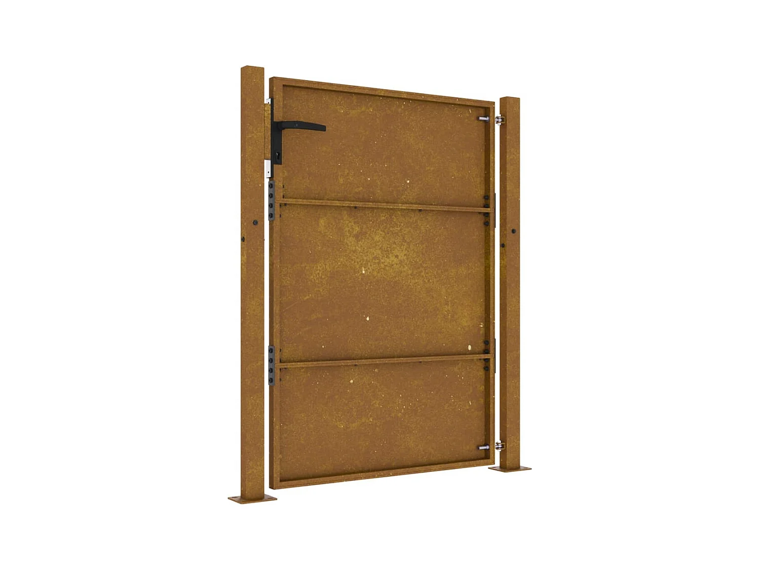 Portail de jardin 105x155 acier corten