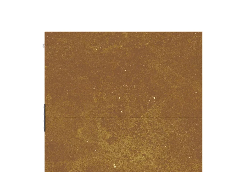 Portail de jardin 105x155 acier corten