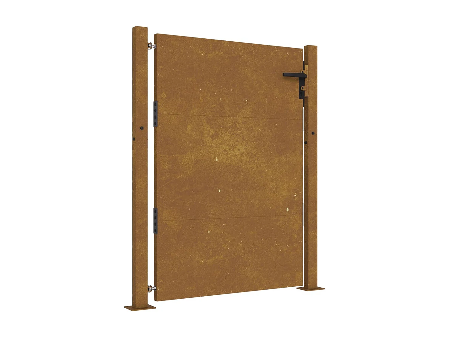 Portail de jardin 105x155 acier corten