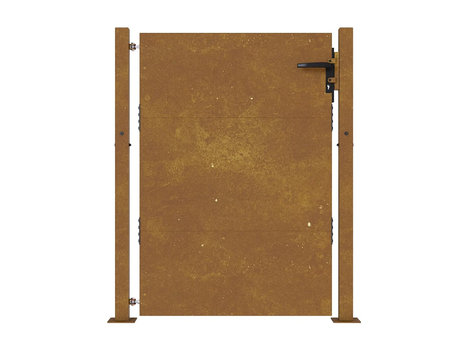 Portail de jardin 105x155 acier corten