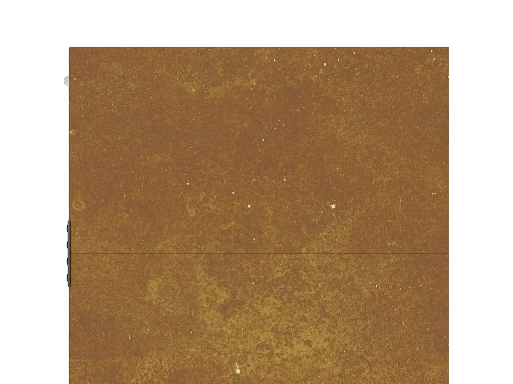 Portail de jardin 105x155 acier corten