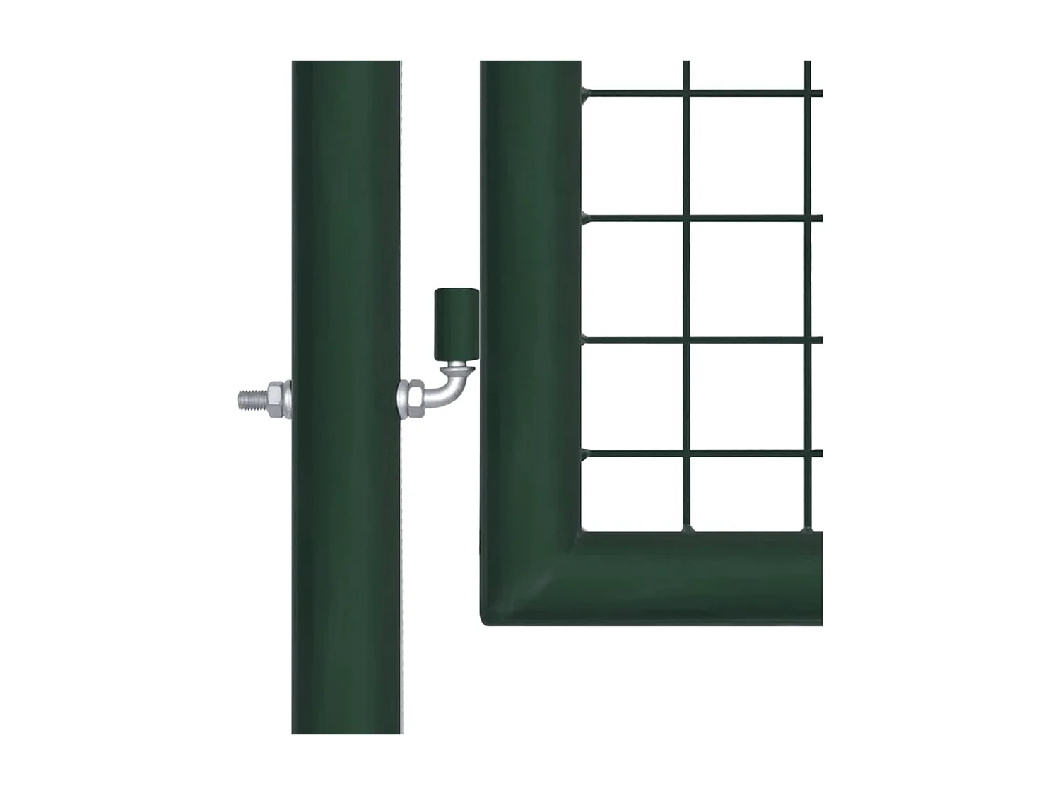 Portail de clôture Acier 100x75 Vert