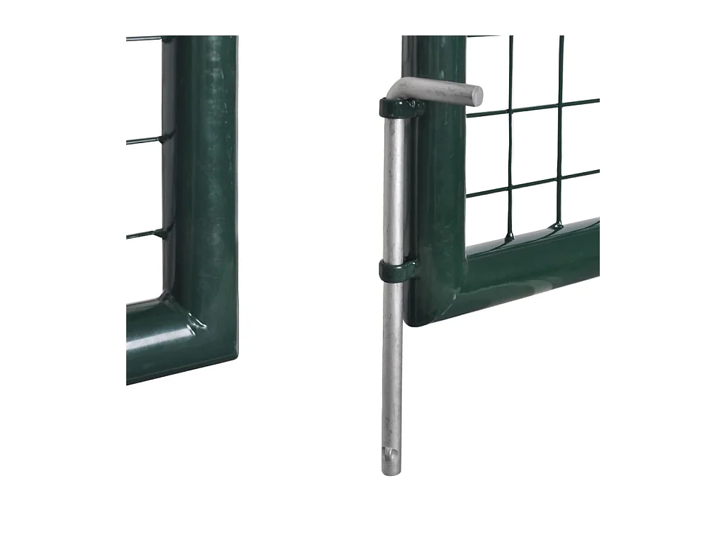 Portail de clôture Acier 306x150 Vert