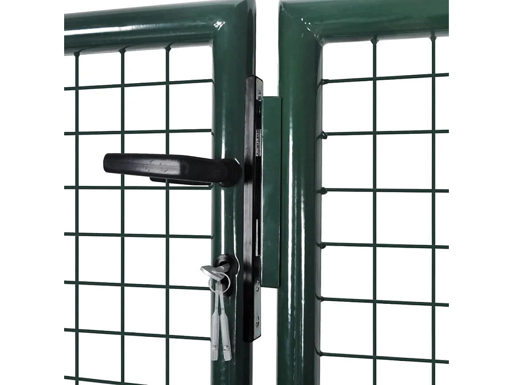 Portail de clôture Acier 306x150 Vert