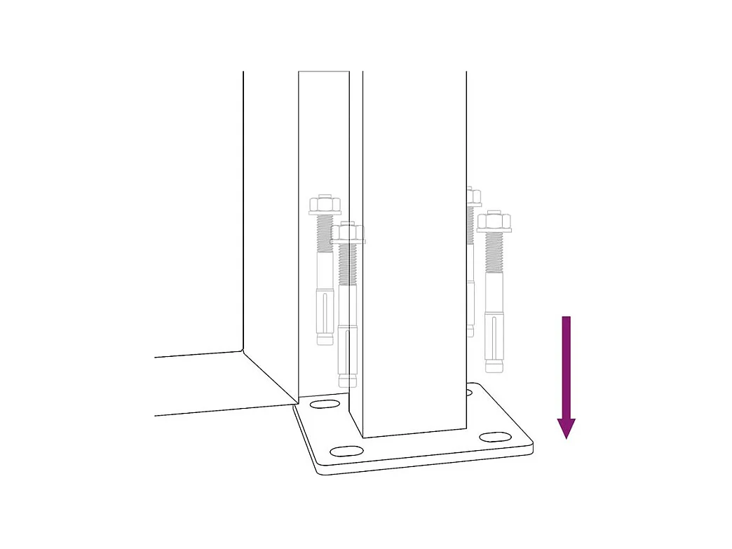Portail de jardin 105x205 acier corten conception de carré