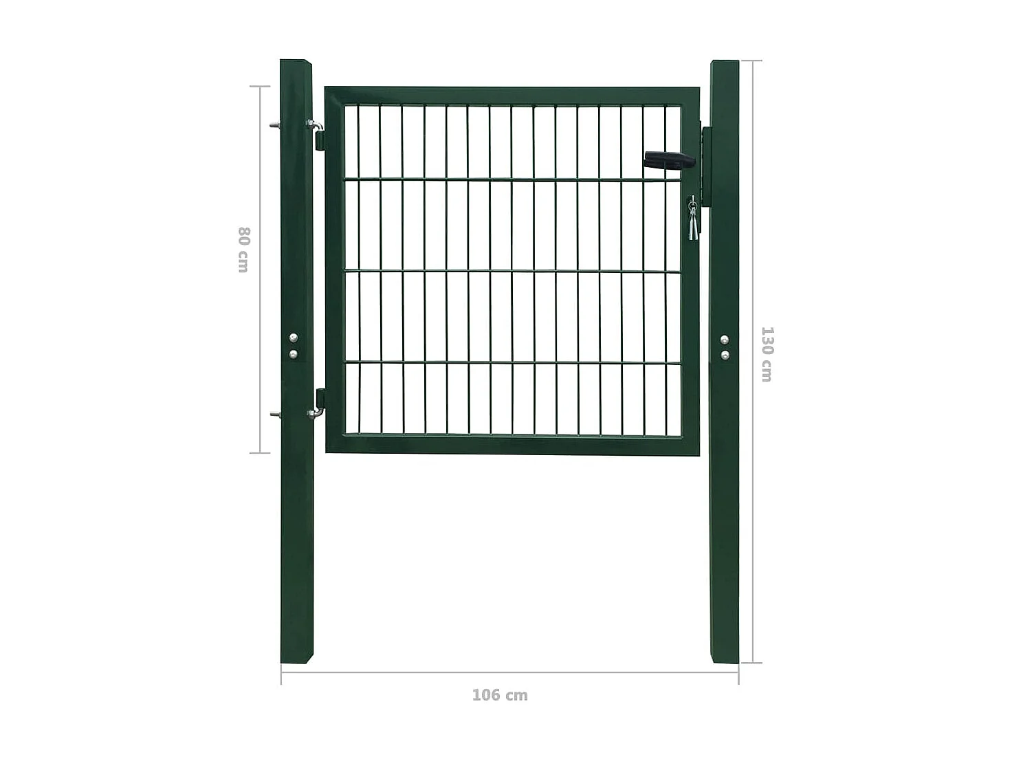 Portillon 2D (simple) Vert 106x130