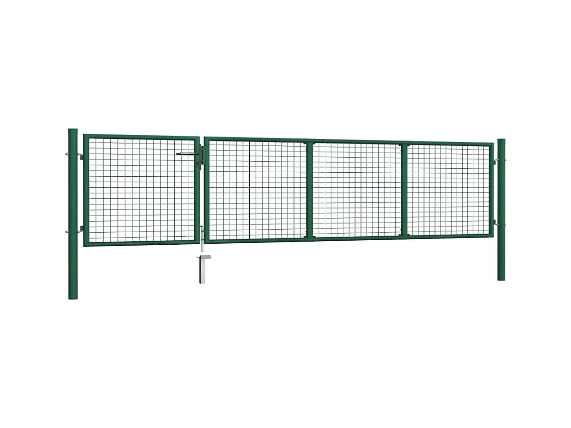 Portillon Acier 350x75 Vert