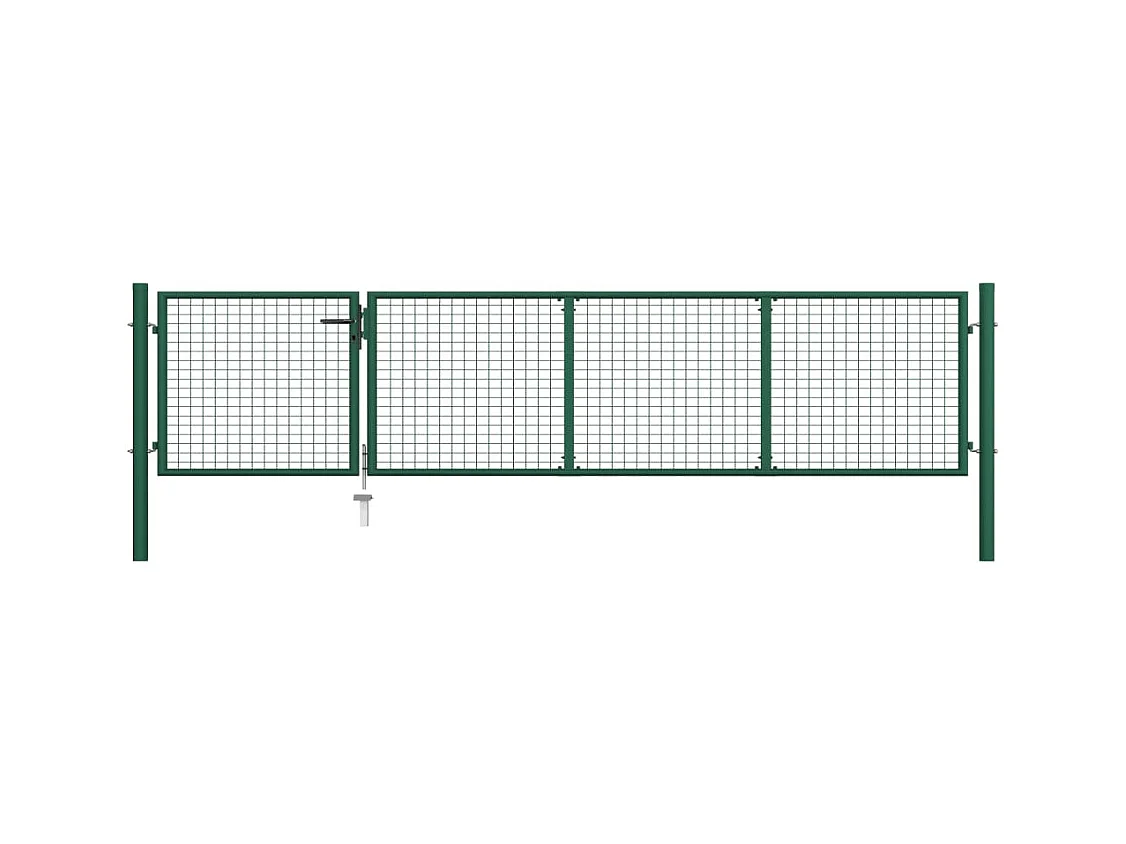 Portillon Acier 350x75 Vert