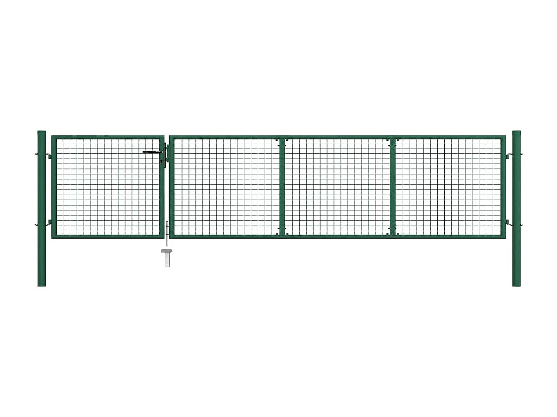 Portillon Acier 350x75 Vert