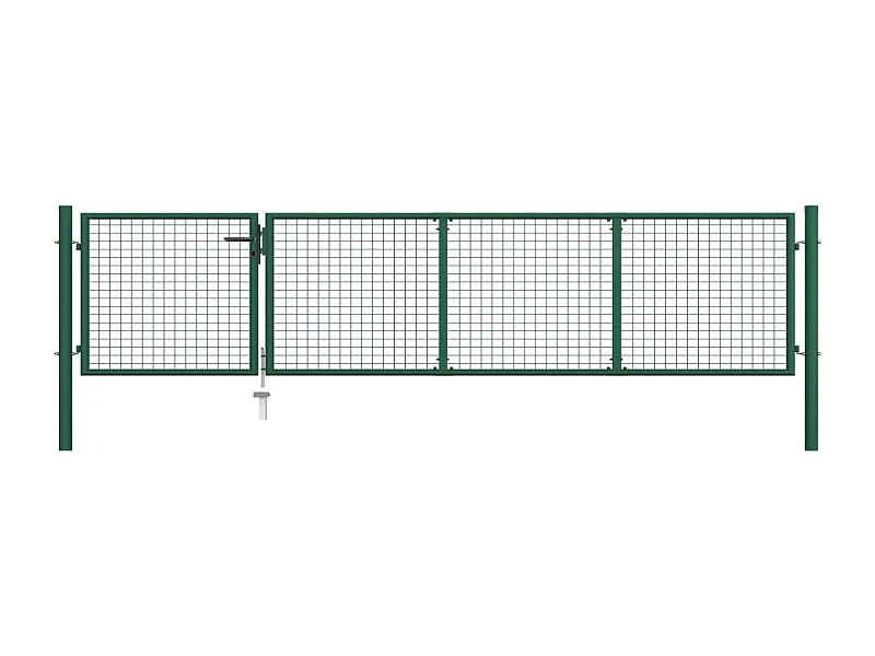 Portillon Acier 350x75 Vert