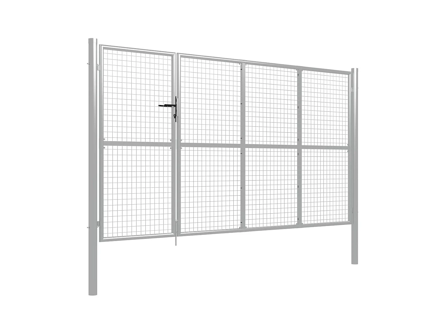 Portillon Acier 350x150 Argenté