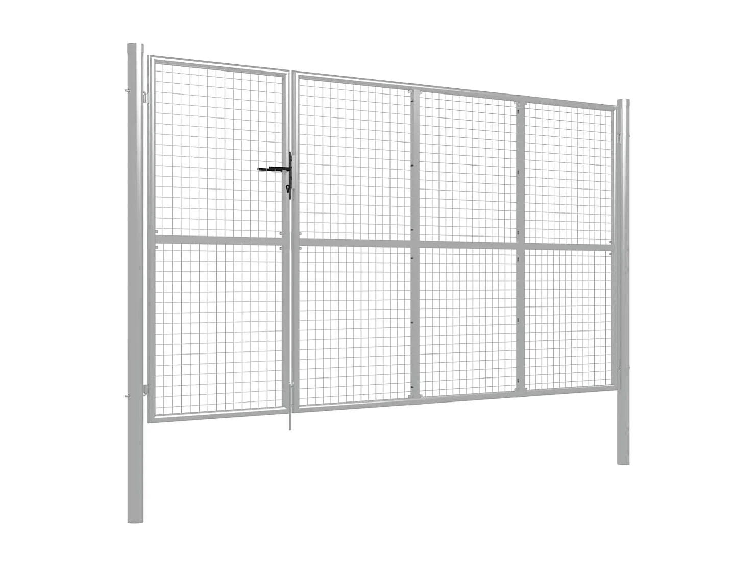 Portillon Acier 350x150 Argenté