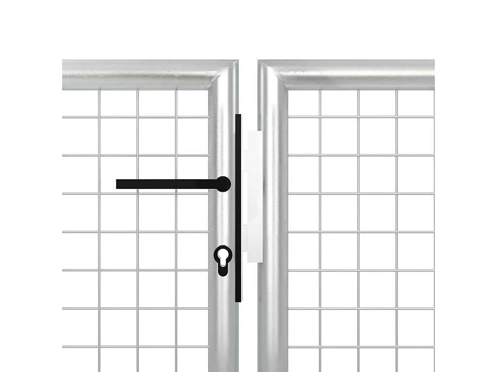 Portillon Acier 500x125 Argenté 2