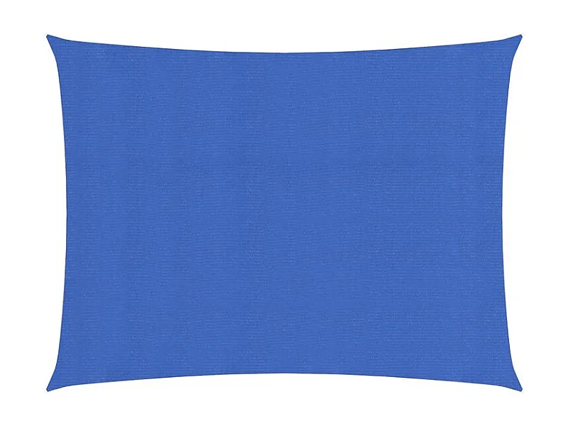 Voile d'ombrage 160g-m² rectangulaire bleu 3,5x4,5 m PEHD