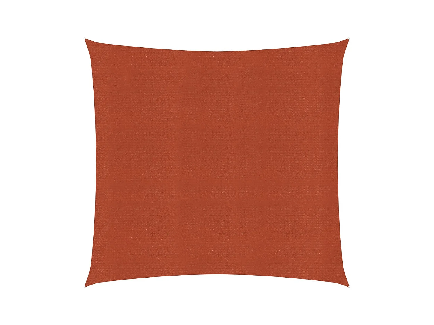 Voile d'ombrage 160 g-m² Terre cuite 2x2,5 m PEHD