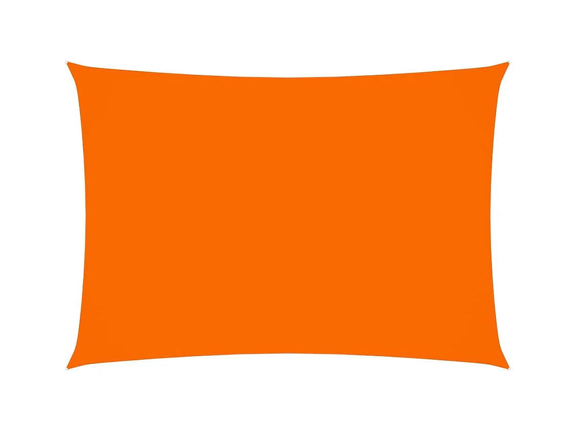 Voile de parasol Tissu Oxford rectangulaire 2x4,5 m Orange