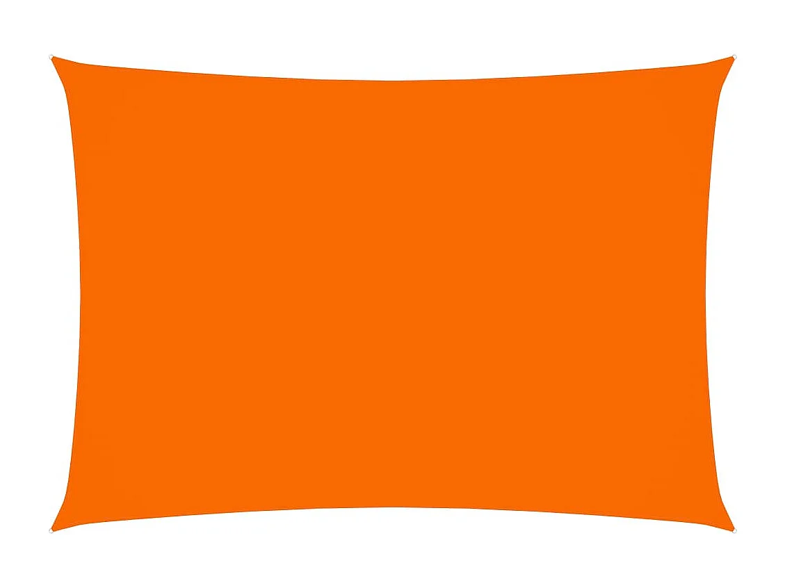 Voile de parasol Tissu Oxford rectangulaire 2x4,5 m Orange
