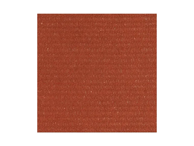 Voile d'ombrage 160 g-m² carré terre cuite 2,5x2,5 m PEHD