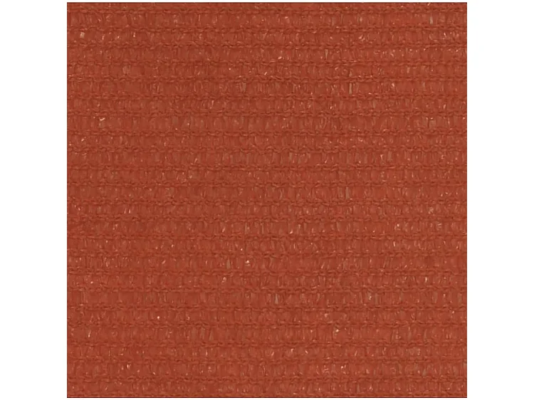 Voile d'ombrage 160 g-m² carré terre cuite 2,5x2,5 m PEHD