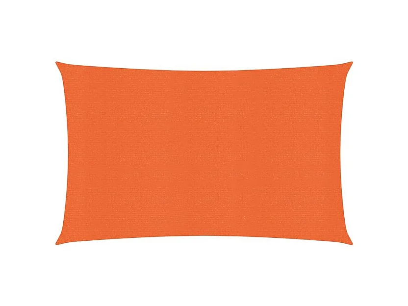 Voile d'ombrage 160 g-m² rectangulaire orange 3x5 m PEHD