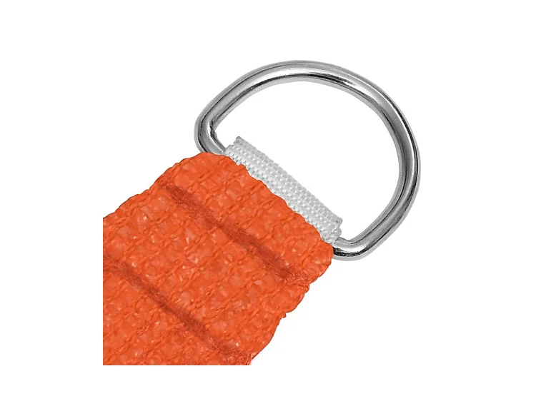 Voile d'ombrage 160 g-m² rectangulaire orange 3x5 m PEHD