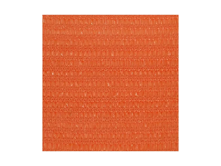 Voile d'ombrage 160 g-m² rectangulaire orange 3x5 m PEHD