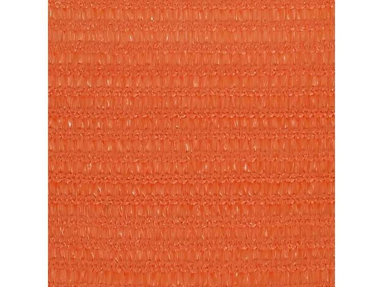 Voile d'ombrage 160 g-m² rectangulaire orange 3x5 m PEHD