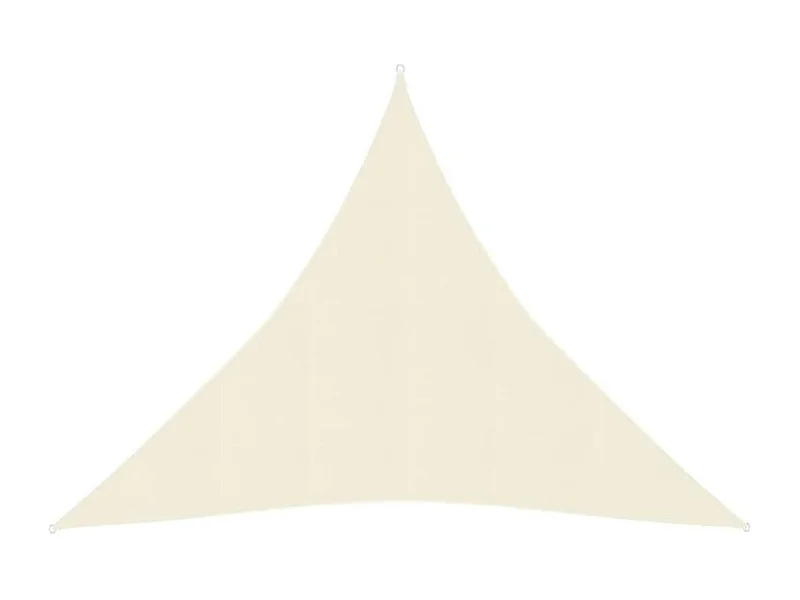 Voile d'ombrage 160 g-m² Crème 4,5x4,5x4,5 m PEHD