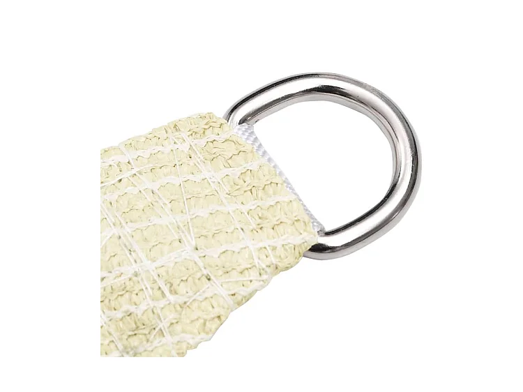 Voile d'ombrage 160 g-m² Crème 4,5x4,5x4,5 m PEHD