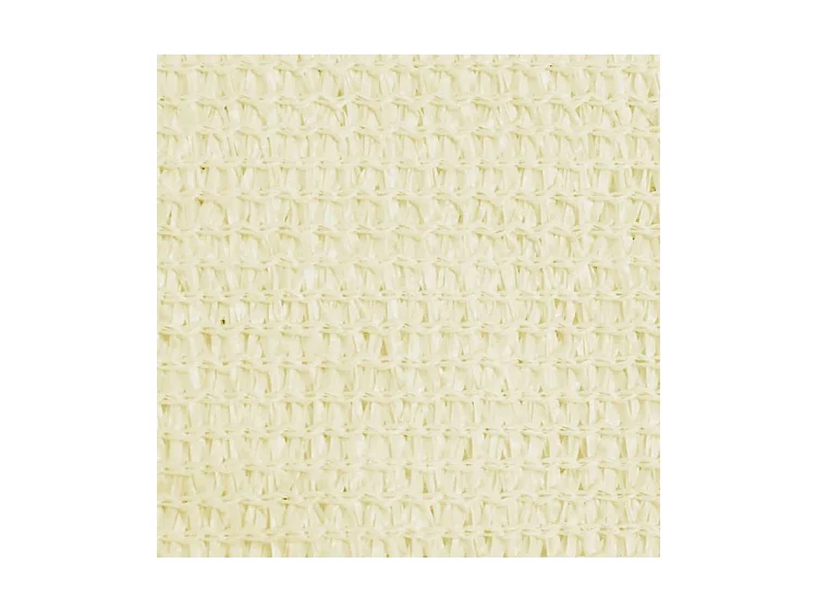 Voile d'ombrage 160 g-m² Crème 4,5x4,5x4,5 m PEHD