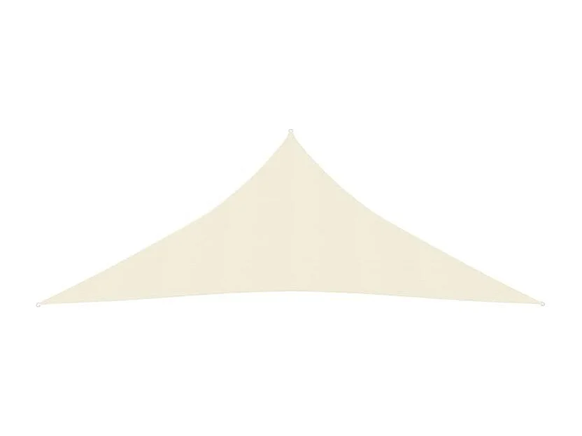 Voile d'ombrage 160 g-m² Crème 4,5x4,5x4,5 m PEHD