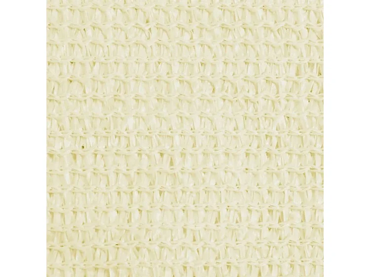 Voile d'ombrage 160 g-m² Crème 4,5x4,5x4,5 m PEHD