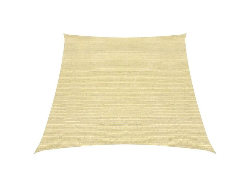 Voile d'ombrage 160 g-m² Beige 3-4x3 m PEHD
