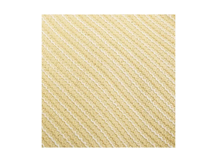 Voile d'ombrage 160 g-m² Beige 3-4x3 m PEHD