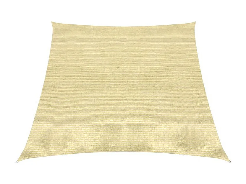 Voile d'ombrage 160 g-m² Beige 3-4x3 m PEHD