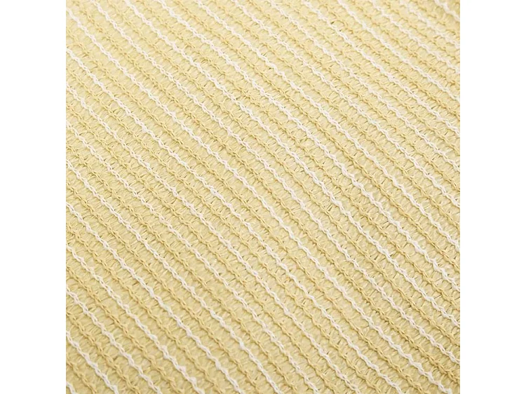 Voile d'ombrage 160 g-m² Beige 3-4x3 m PEHD