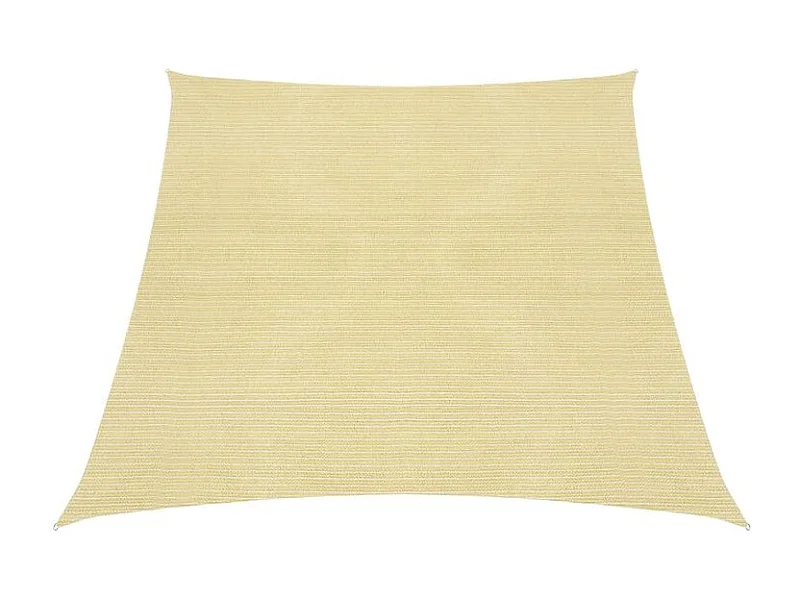 Voile d'ombrage 160 g-m² Beige 3-4x3 m PEHD